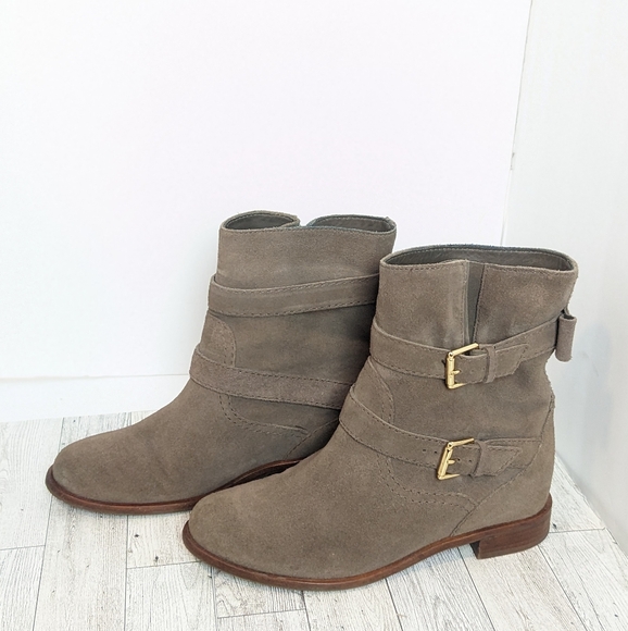 Kate Spade Sabina taupe suede boots - Picture 15 of 16